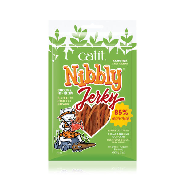 44482_Catit Nibbly Cat Treats_Chicken and Fish Jerky_Packaging